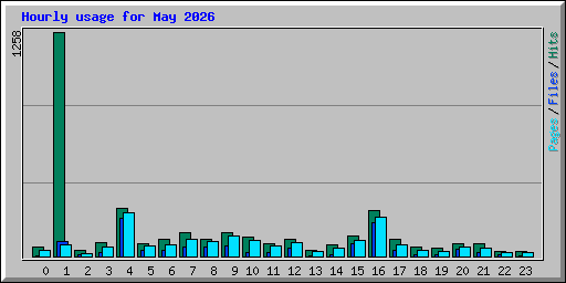 Hourly usage for May 2026